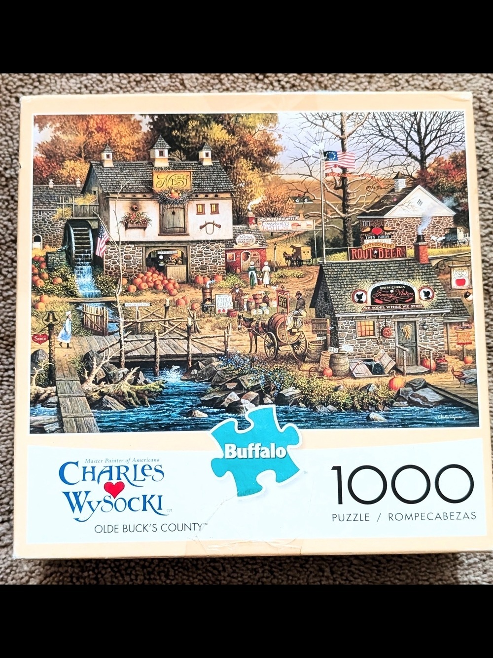 🧩ALL PUZZLES 2/$16🧩 1000-Piece Jigsaw Puzzle - Olde Buck's County